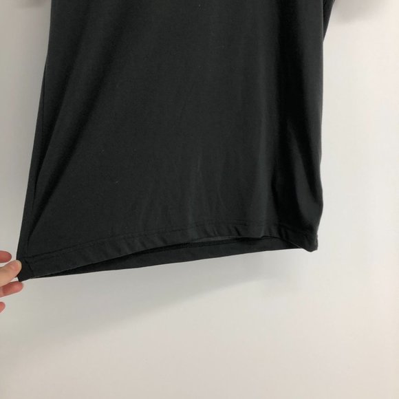 Adidas black white 3 stripe short sleeve tshirt small - Picture 6 of 14